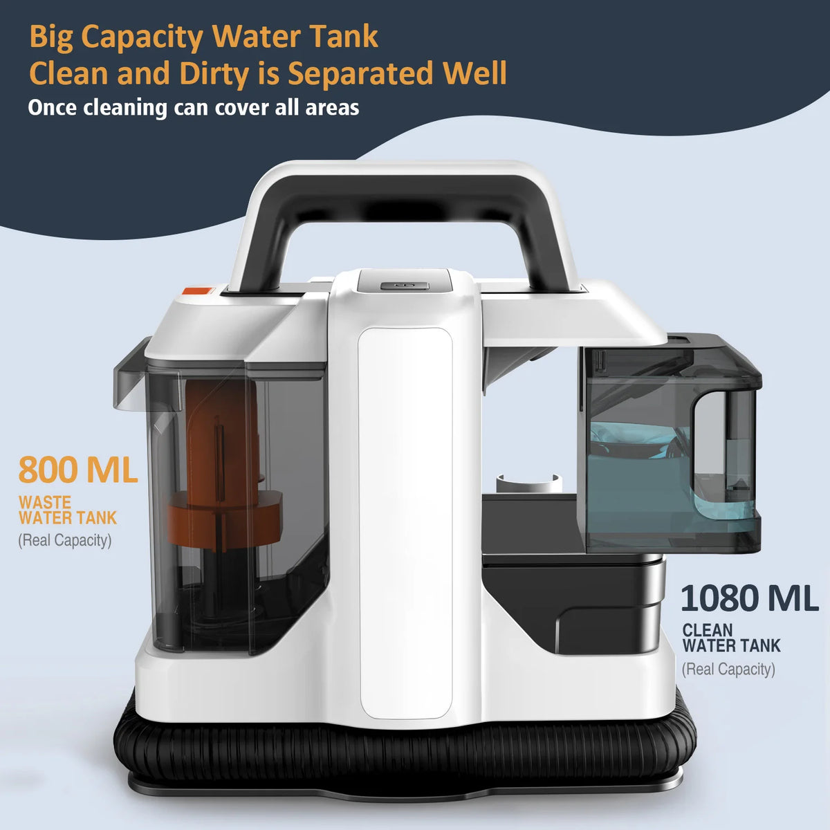 Spot Cleaner 450-750W 11/15KPa  Carpet Cleaner for Sofa Curtain