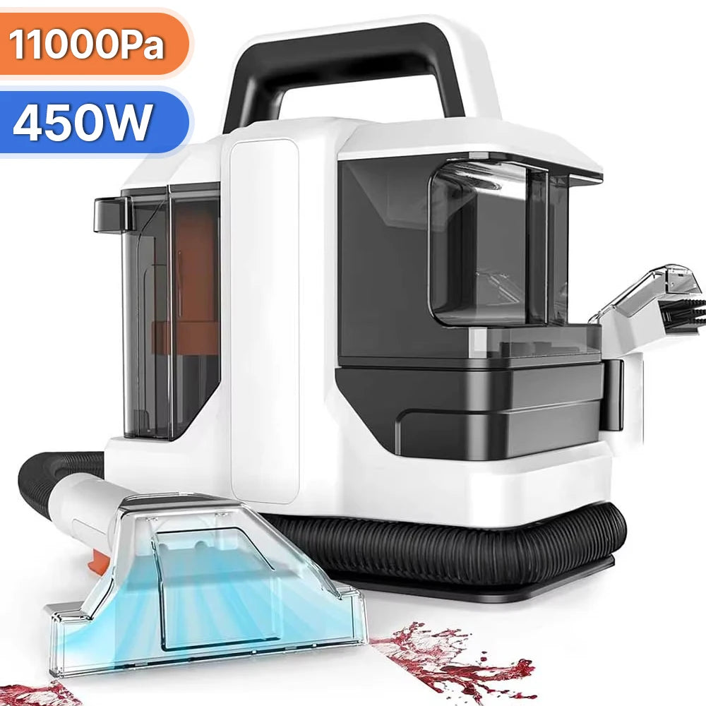 Spot Cleaner 450-750W 11/15KPa  Carpet Cleaner for Sofa Curtain