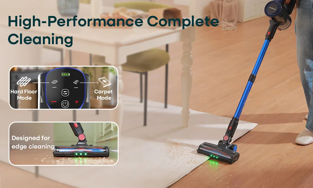 Erabros EV2 Vacuum Cleaner – 450w High Suction Power, Smart, LED Display