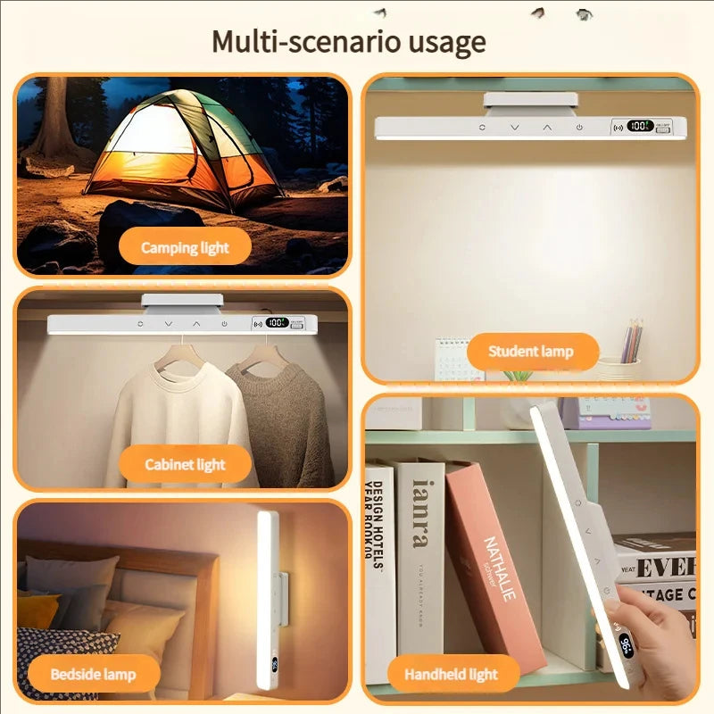 Light Up Any Corner, Anywhere — Magnetic Rechargeable Touch Lamp with 5 Colour Modes