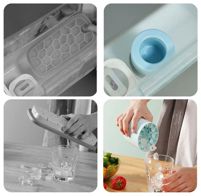 Round Silicone Ice Mold - 3 colors