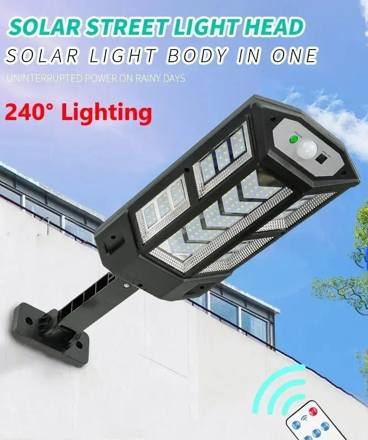 Solar LED Light with Motion Sensor, 4 Modes