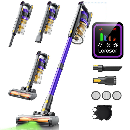Laresar X11 Cordless Vacuum Cleaner – 550W, 55,000 Pa Suction Power