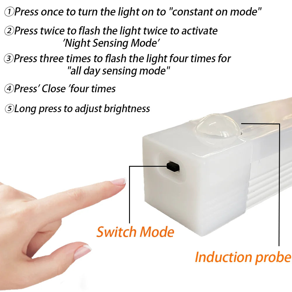 LED Light with Motion Sensor Rechargeable
