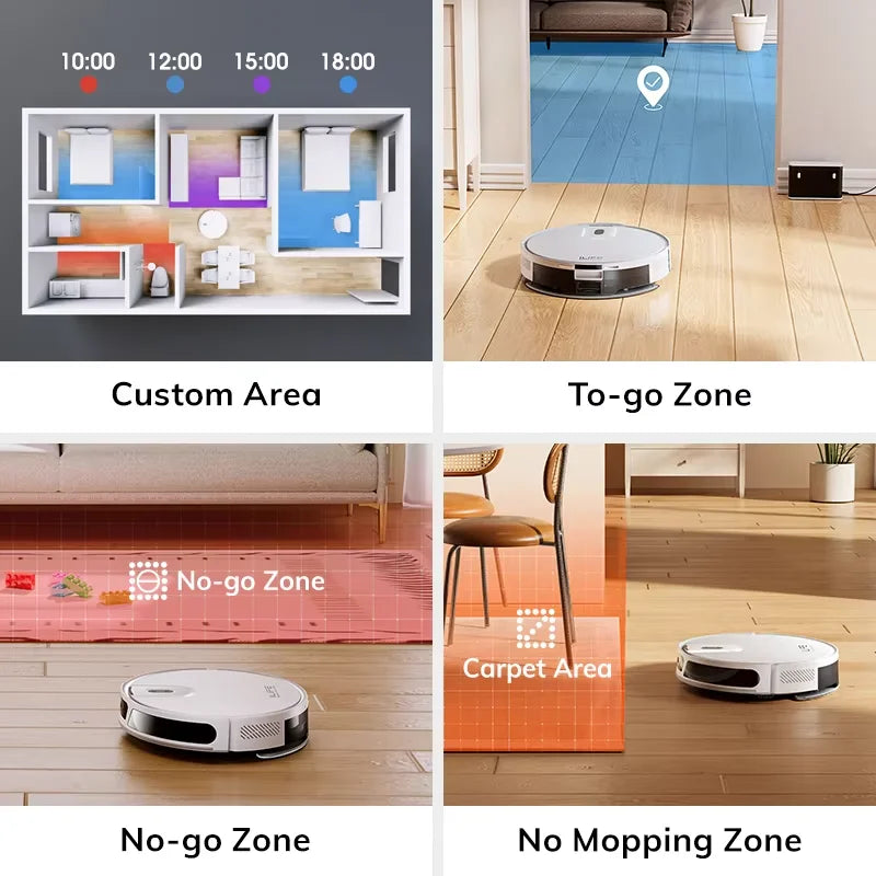 ILIFE V20 5000Pa Robot Vacuum with LiDAR and APP