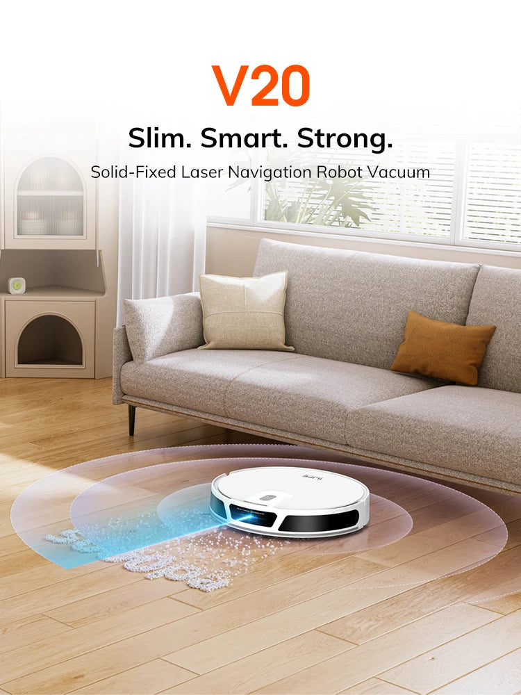 ILIFE V20 5000Pa Robot Vacuum with LiDAR and APP