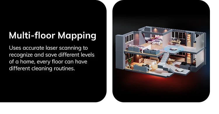 ILIFE V20 5000Pa Robot Vacuum with LiDAR and APP