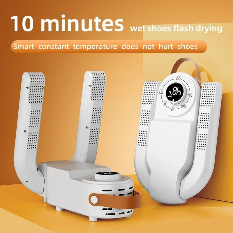Always-Fresh Shoes, Zero Effort — Smart Electric Shoe Dryer with Timer & Deodoriser