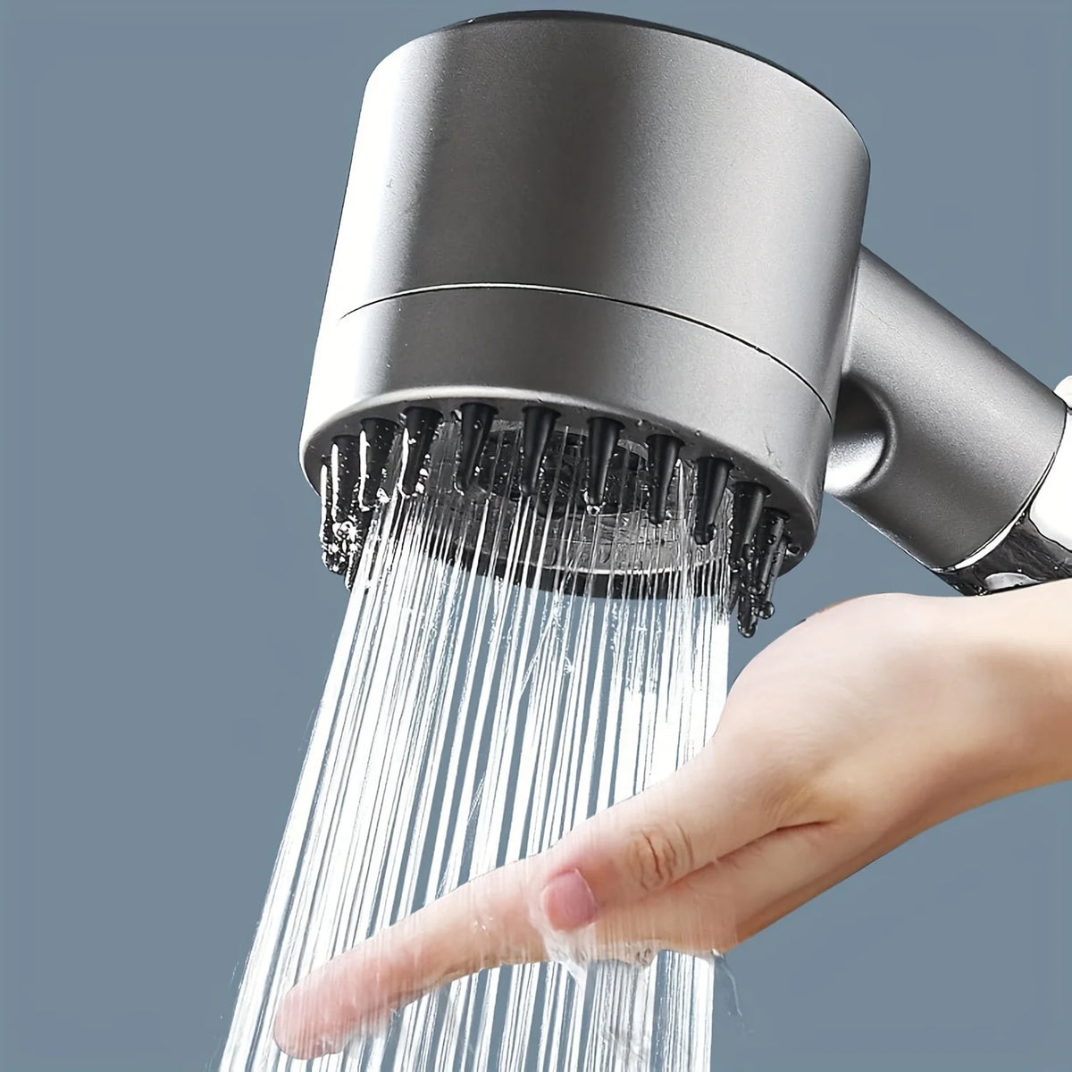 Your Best Shower Yet — Handheld Ion Filter Shower Head with Turbo Boost & Multiple Spray Modes