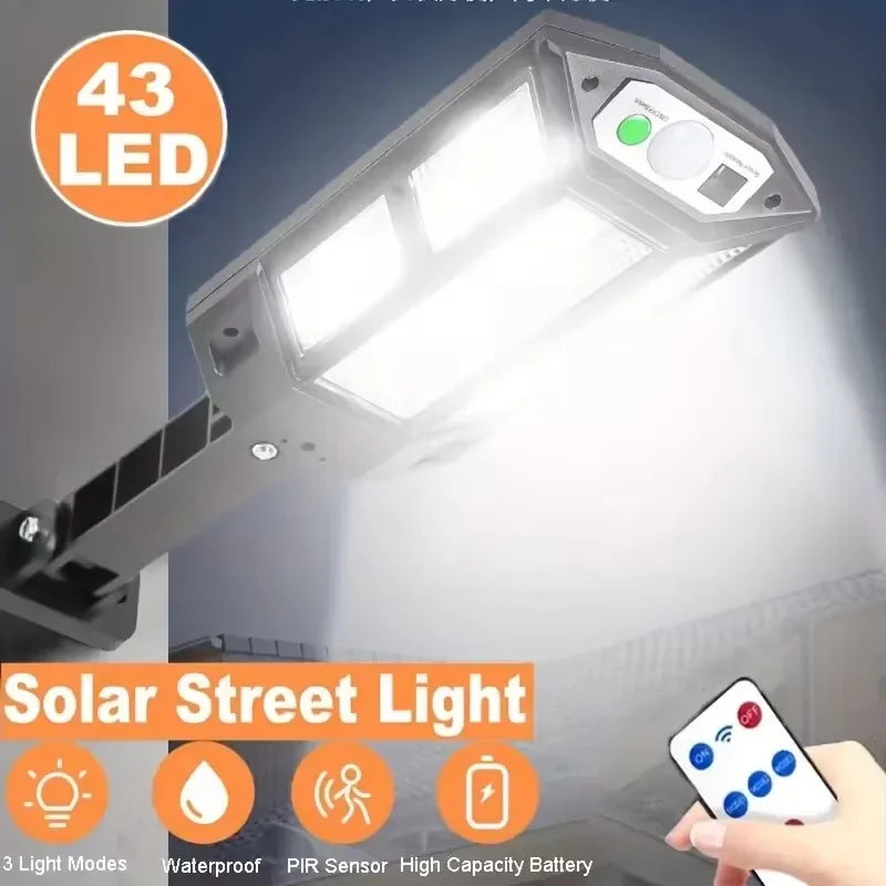 Solar LED Light with Motion Sensor, 4 Modes