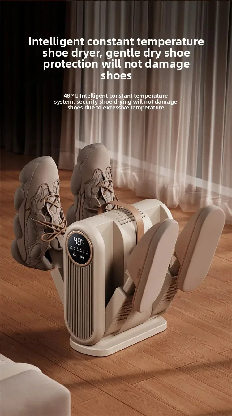 Dry, Fresh & Odour-Free Shoes Overnight — Portable Electric Shoe Dryer with UV Sterilisation