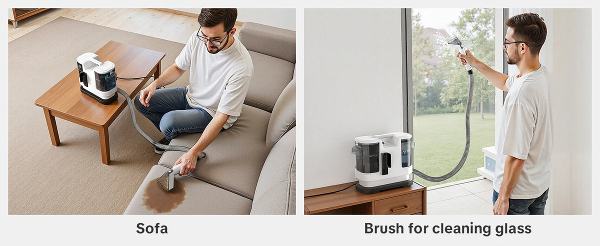 Lubluelu V8 (800W) Hot Water Washer (60°C) – Deep Stain Cleaning, Powerful Suction