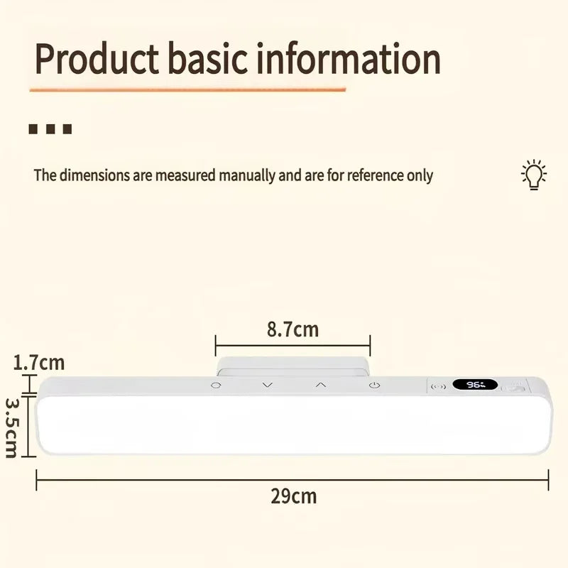Light Up Any Corner, Anywhere — Magnetic Rechargeable Touch Lamp with 5 Colour Modes