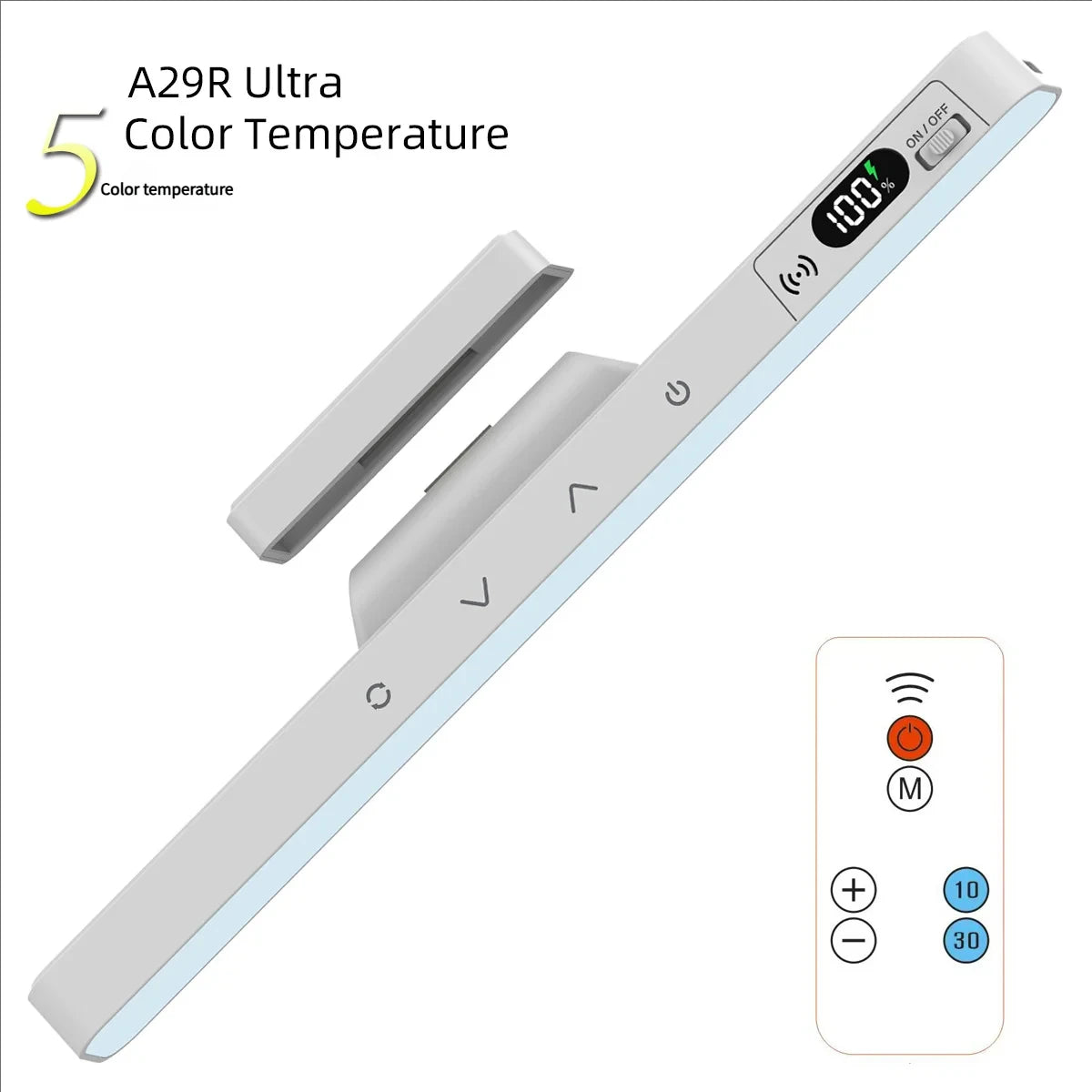 Light Up Any Corner, Anywhere — Magnetic Rechargeable Touch Lamp with 5 Colour Modes