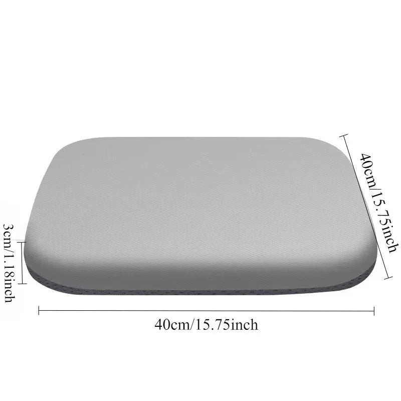 Sit Longer, Ache Less — Ultra-Thick Memory Foam Seat Cushion for Office, Home & Car