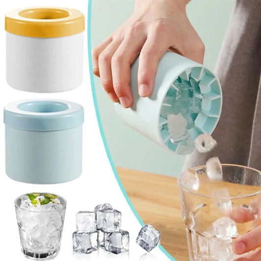 Round Silicone Ice Mold - 3 colors
