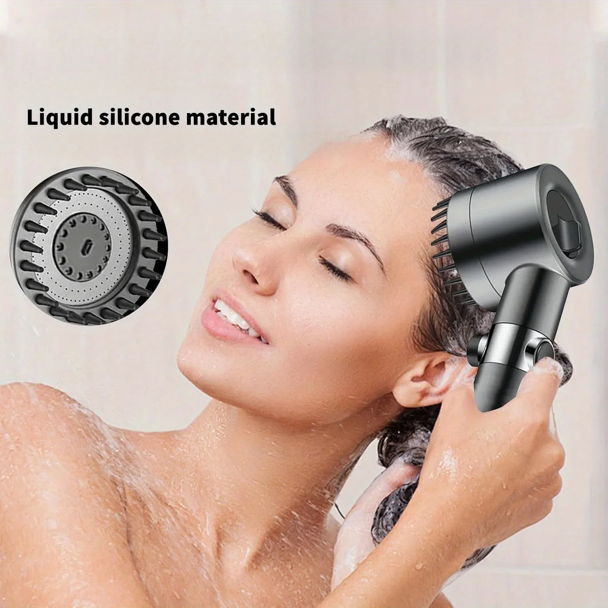 Your Best Shower Yet — Handheld Ion Filter Shower Head with Turbo Boost & Multiple Spray Modes