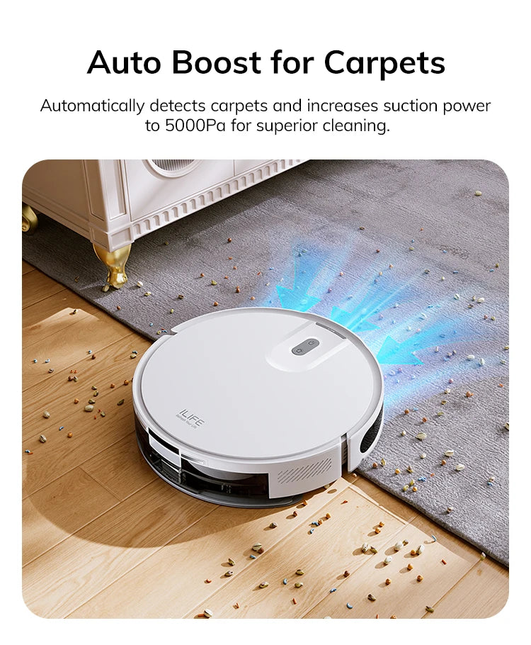 ILIFE V20 5000Pa Robot Vacuum with LiDAR and APP