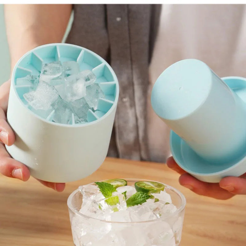 Round Silicone Ice Mold - 3 colors