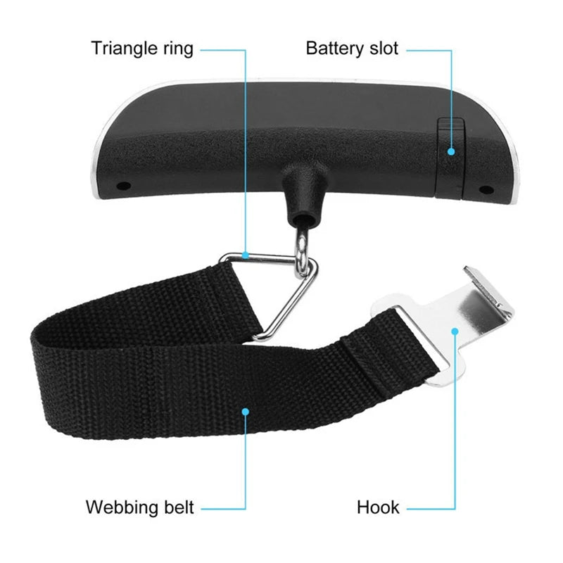 Never Pay Overweight Fees Again — Portable Digital Luggage Scale