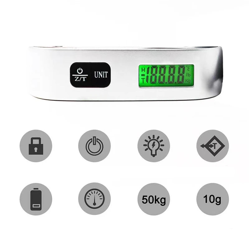 Never Pay Overweight Fees Again — Portable Digital Luggage Scale