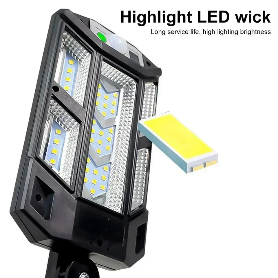 Solar LED Light with Motion Sensor, 4 Modes