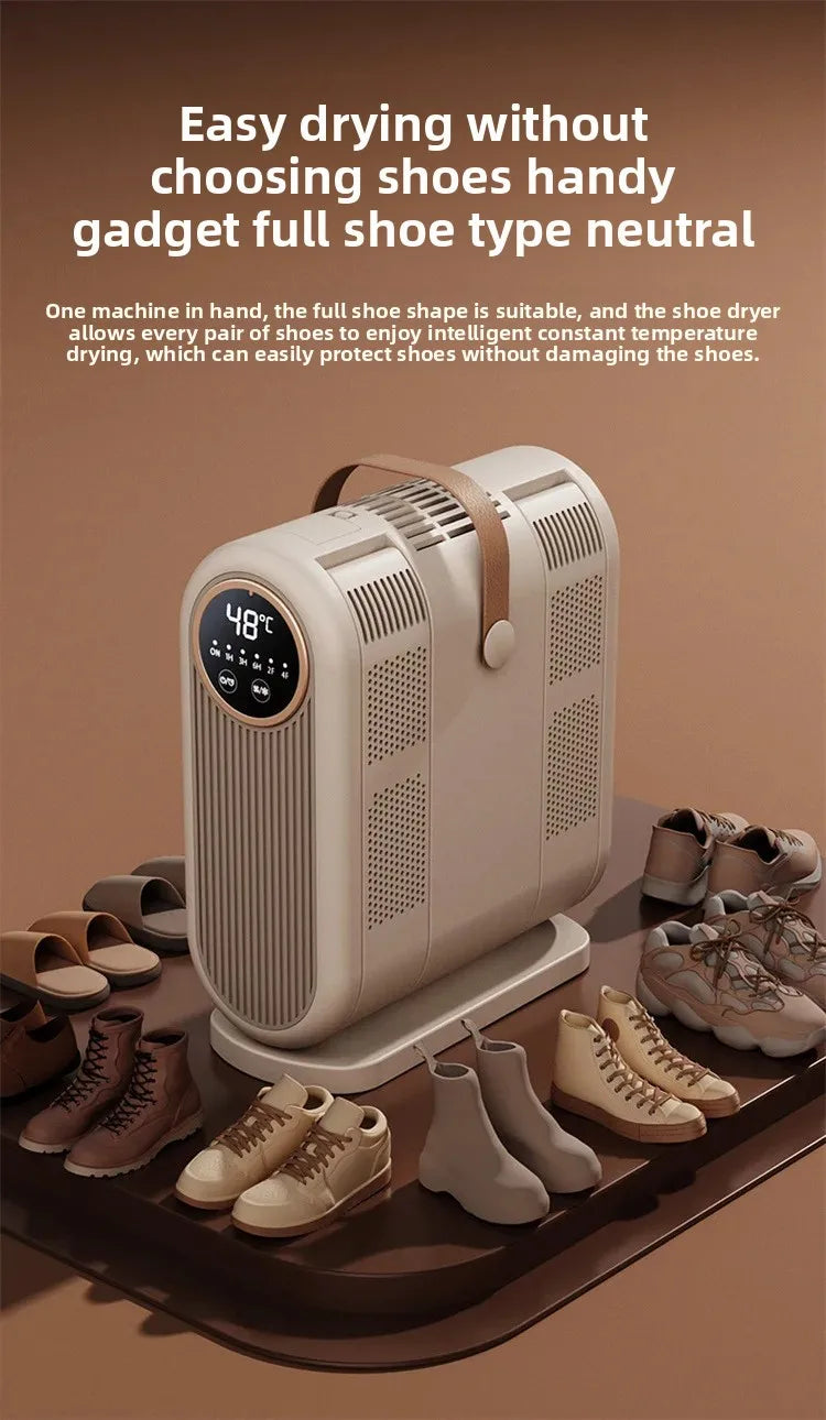 Dry, Fresh & Odour-Free Shoes Overnight — Portable Electric Shoe Dryer with UV Sterilisation