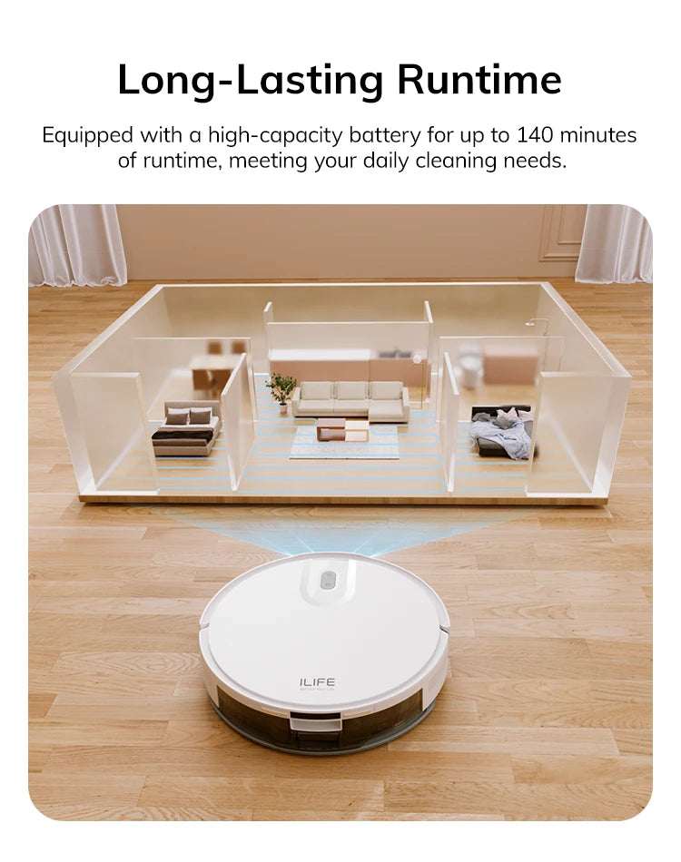 ILIFE V20 5000Pa Robot Vacuum with LiDAR and APP