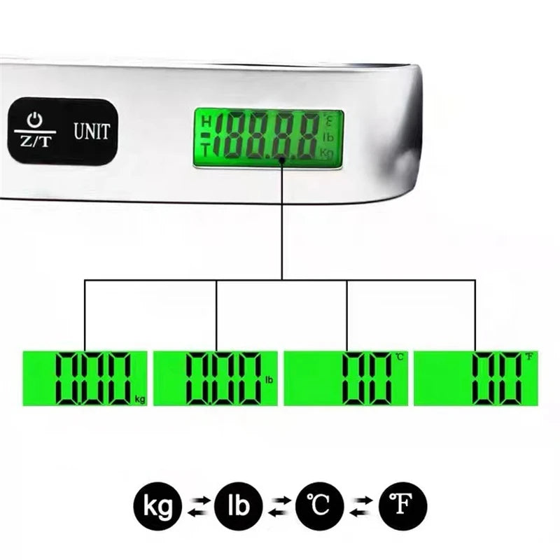 Never Pay Overweight Fees Again — Portable Digital Luggage Scale