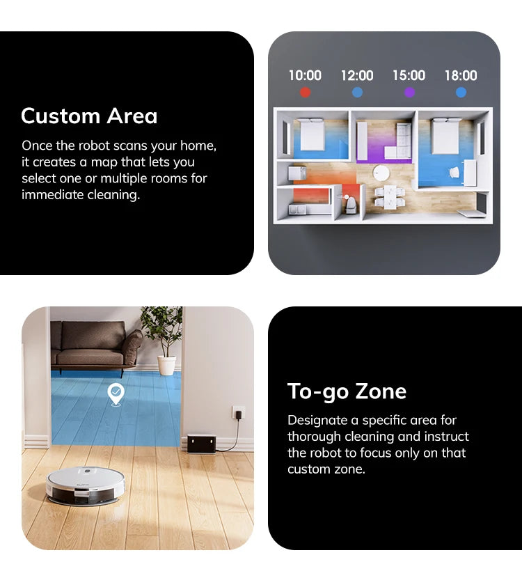 ILIFE V20 5000Pa Robot Vacuum with LiDAR and APP