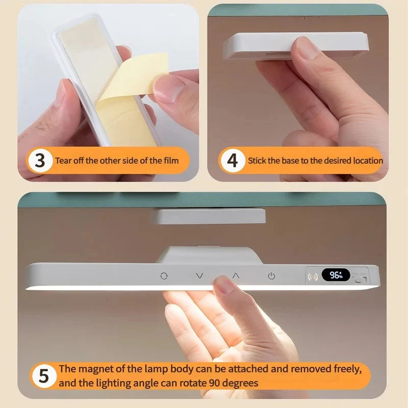 Light Up Any Corner, Anywhere — Magnetic Rechargeable Touch Lamp with 5 Colour Modes