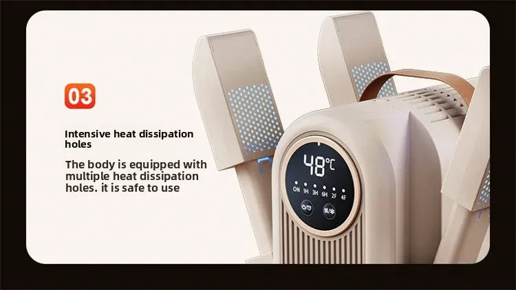 Dry, Fresh & Odour-Free Shoes Overnight — Portable Electric Shoe Dryer with UV Sterilisation