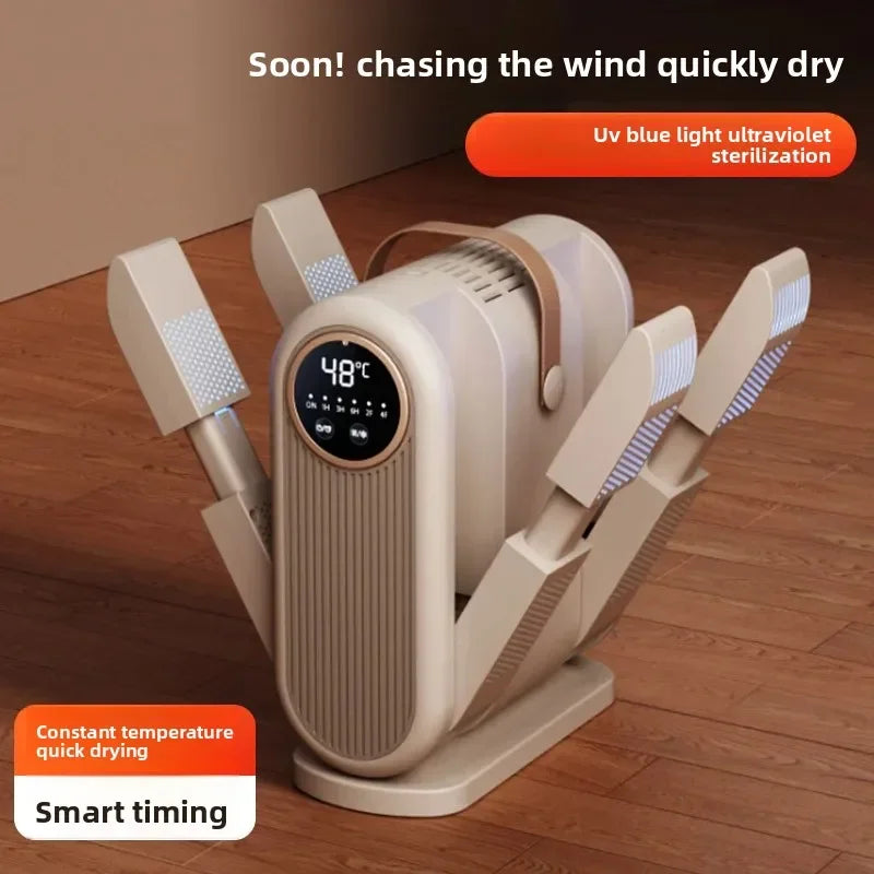 Dry, Fresh & Odour-Free Shoes Overnight — Portable Electric Shoe Dryer with UV Sterilisation