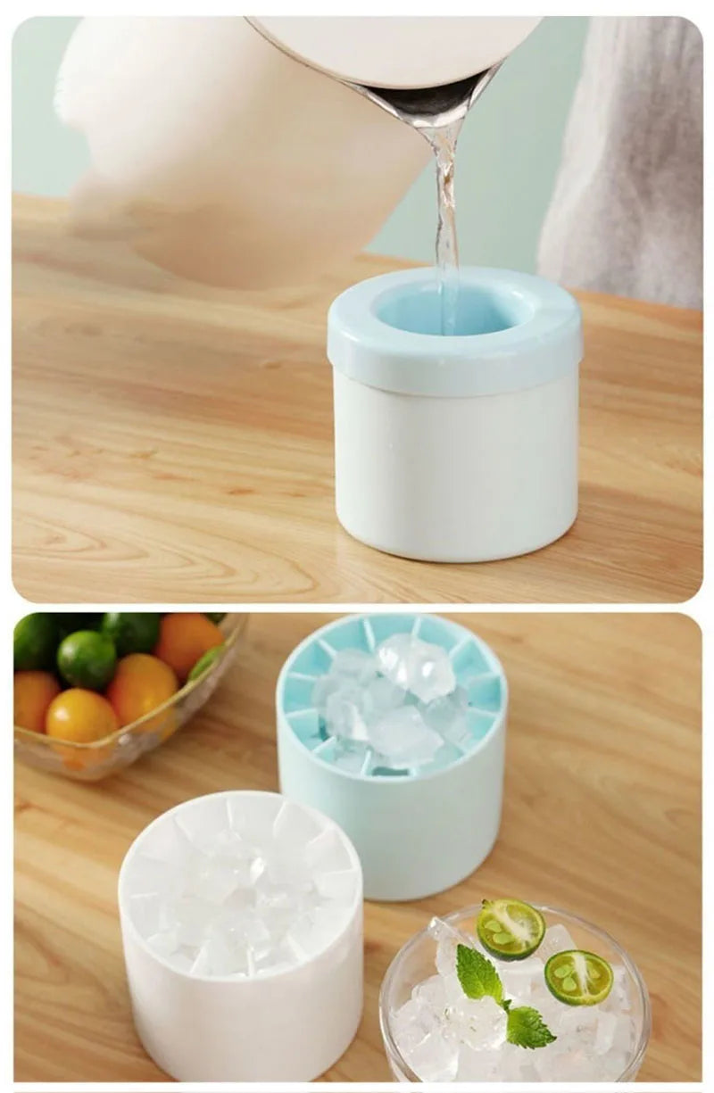 Round Silicone Ice Mold - 3 colors