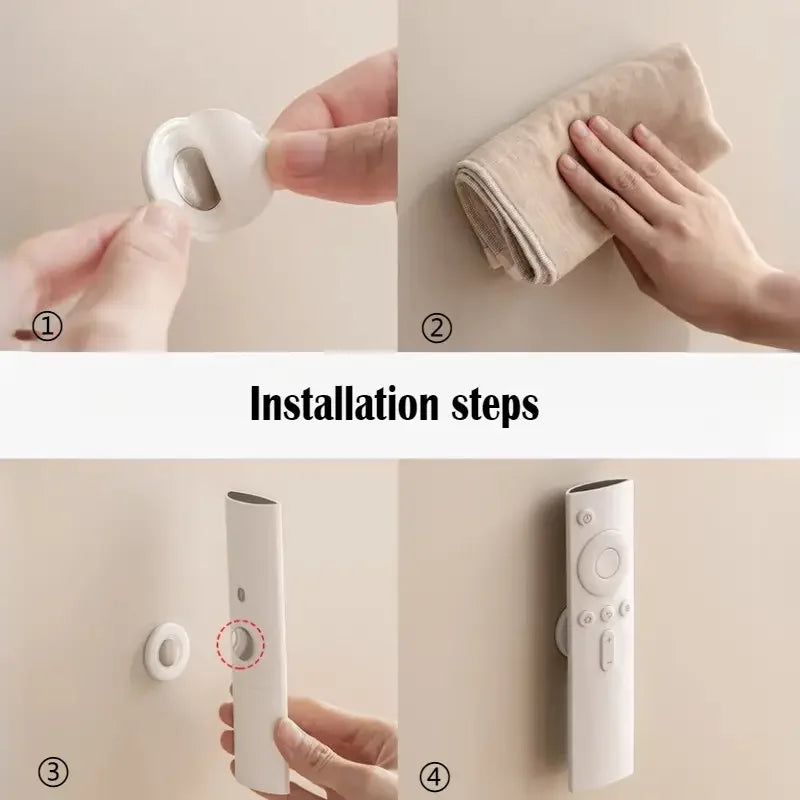 Magnetic Remote Control Holder - Kit of 3